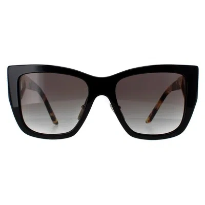 Pre-owned Prada Sunglasses Pr21ys 1ab0a7 Black And Tortoise Gray Gradient
