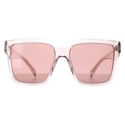 Pre-owned Prada Sunglasses Pr24zs 13i08m Geranium Petal Crystal Dark Violet In Purple