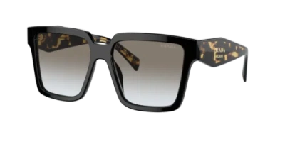 Pre-owned Prada Sunglasses Pr24zs 1ab0a7 56mm Black / Grey Gradient Lens
