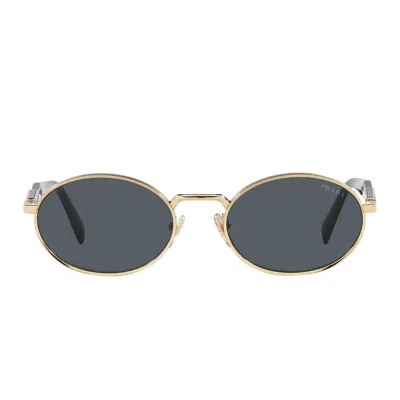 Prada Sunglasses Pr65 Zs Zvn09 T Gold/dark Grey Women In Red
