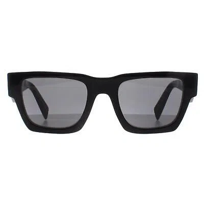 Pre-owned Prada Sunglasses Pra06s 16k08z Black Dark Gray