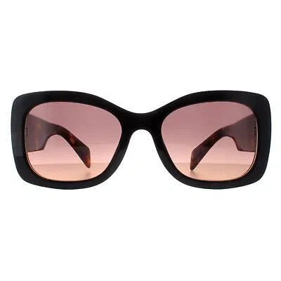 Pre-owned Prada Sunglasses Pra08s 12o50c Mahogany Brown Gradient