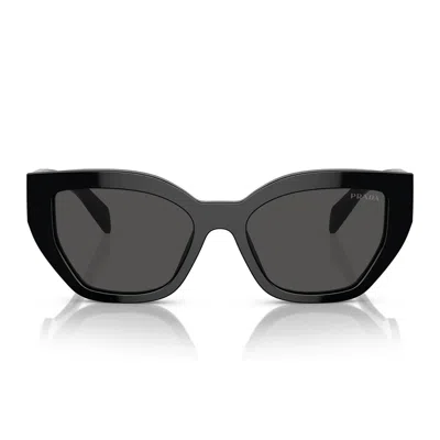 Prada Sunglasses Pra09 S 1 Ab5 S0 Black/dark Gray Unisex