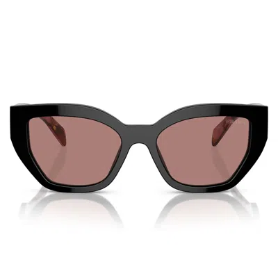 Prada Sunglasses Pra09 S 12 O10 D Black/light Brown Unisex
