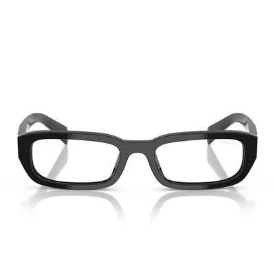 Prada Sunglasses Prb06 S 16 K08 N Black/transparent With Blue Light Filter Women