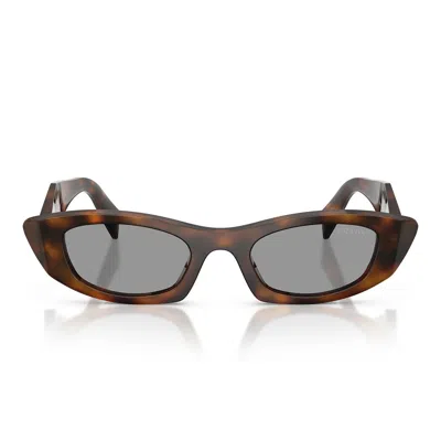 Prada Sunglasses Prb16 S 20 D50 Q Jupiter Tortoise/grey Women In Brown