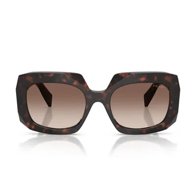 Prada Sunglasses Prb23 S 17 N10 S Root Tortoise/smoky Brown Women