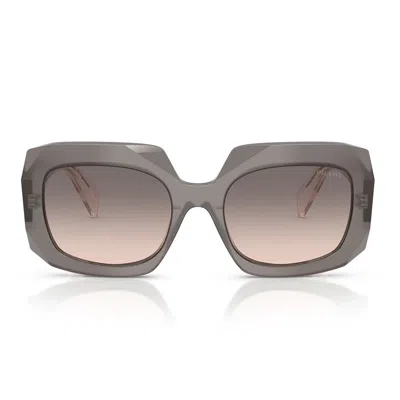 Prada Sunglasses Prb23 S 20 F70 S Gray/pink Gradient Gray Women In Purple