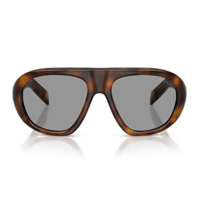 Prada Sunglasses Prc05 S 20 D50 Q Juniper Tortoise/gray Women In Brown