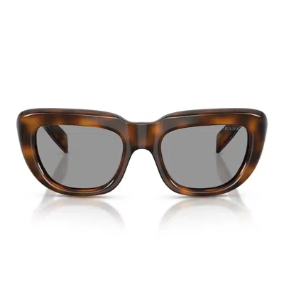 Prada Sunglasses Prd07 S 20 D50 Q Juniper Tortoise/gray Women In Gold