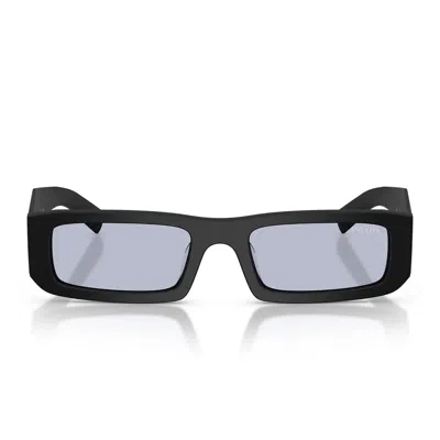 PRADA PRADA SUNGLASSES PRD09 SD 1 BO30 X MATTE BLACK/ULTRAVIOLET MEN