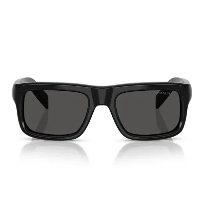 PRADA PRADA SUNGLASSES PRD11 S 16 K08 Z BLACK/DARK GREY MEN