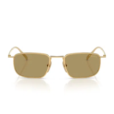 Prada Sunglasses Prd52 S 5 Ak70 G Gold/olive Green Men In Multi
