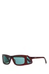 Prada Burgundy Acetate Opr B03s Sunglasses In Red