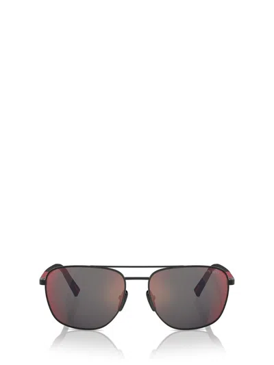 Prada Printed Pilot-frame Sunglasses In Black