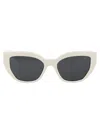 Prada Talc Acetate Sunglasses In Green