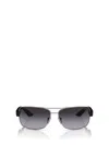 Prada Linea Rossa Sunglasses In Silver