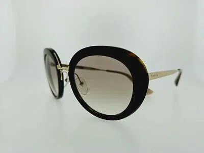 Pre-owned Prada Sunglasses Spr 16qs 2au1l0 55mm Brown Frame Brown Gradient Lenses