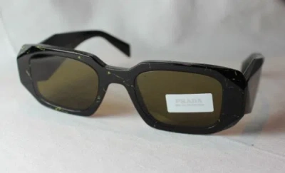 Pre-owned Prada Sunglasses Spr 17ws 19d-01t Braun In Brown