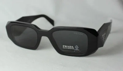 Pre-owned Prada Sunglasses Spr 17ws 1ab-5s0 In Gray