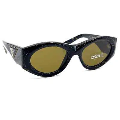 Pre-owned Prada Sunglasses Spr20z 19d-01t Authentic In Green