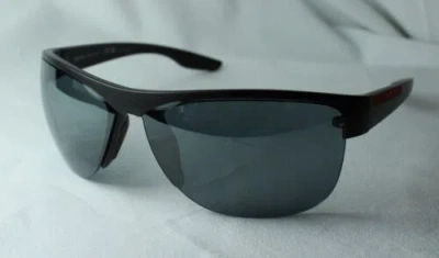 Pre-owned Prada Sunglasses Sps 17us Dg0-169.1oz0 In Gray