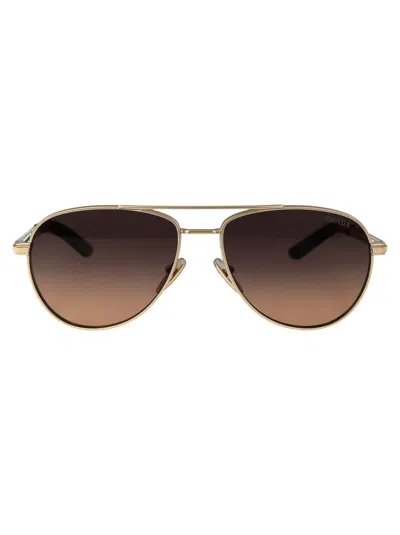Prada Sunglasses In Vaf50c Matte Pale Gold