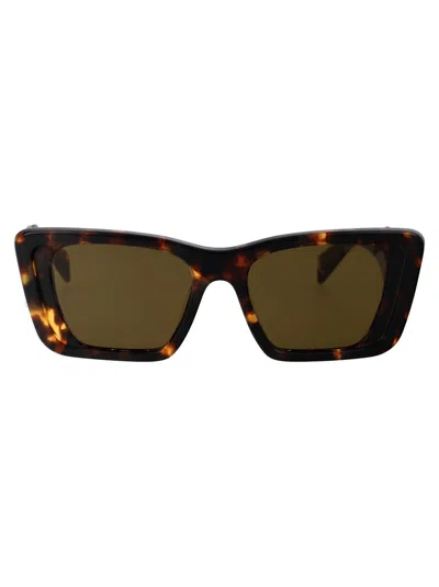 Prada Woman Sunglass Pr 08ys In Dark Brown