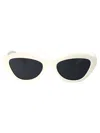 Prada White Acetate Sunglasses In White