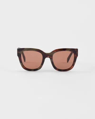 Prada Sunglasses With  Logo In Brown