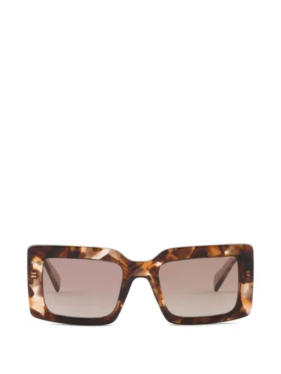 Prada Sunglasses With  Logo In Brown