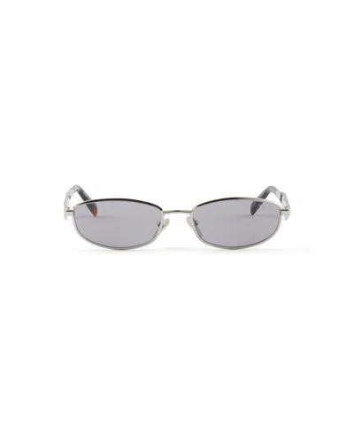 Prada Sonnenbrille Mit  Logo In Gray