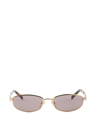 Prada Sunglasses With  Logo In Neutral