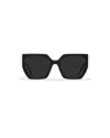 Prada Oversize Hexagonal-frame Sunglasses In Slate Gray Lenses