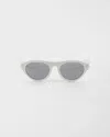 Prada Sunglasses With The Iconic Metal Plaque