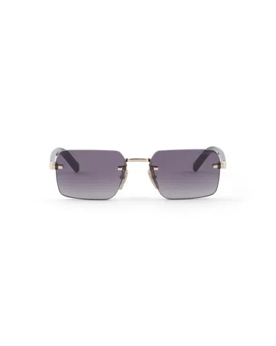 Prada Sunglasses With The Iconic Metal Plaque In White