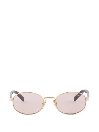 Prada Sunglasses With The Iconic Metal Plaque In Multi