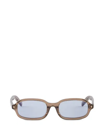 Prada Sunglasses With The Iconic Metal Plaque In Pink