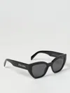 Prada Grey Cat Eye Ladies Sunglasses Pr A09s 1ab5s0 53 In Black