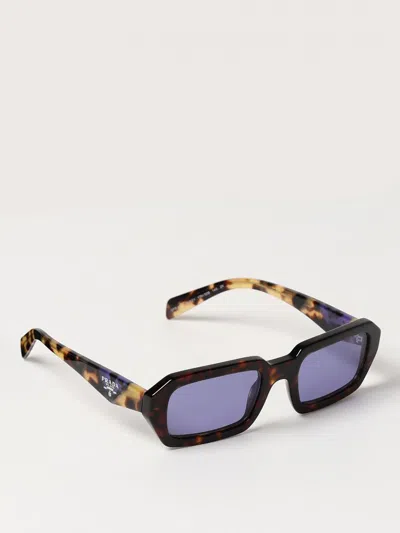 Prada Sunglasses Woman Brown In Multi