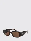 Prada Eyewear Rectangular Frame Sunglasses In Brown