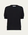 Prada Superfine Cashmere Knit Shirt In F0031 Grigio