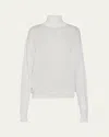 Prada Rollkragenpullover Aus Kaschmir In White