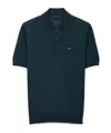Prada Superfine Wool Polo Shirt In Green