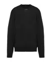 Prada Superfine Wool Sweater In Black