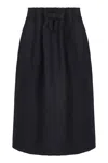 Prada Sure! The Translation Of "gonna Midi In Lana Chevron" From Italian (it) To English (en) Is: "c In Black