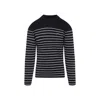 Prada Maglione In Lana Ricamata Uomo In Black