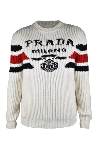 Prada Sweater In White
