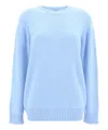 Prada Ribbed Wool Knit Sweater With Crew Neck