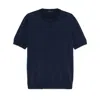 Prada Crew-neck T-shirt In Blue
